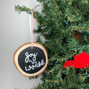 Wood Hand Painted Ornament